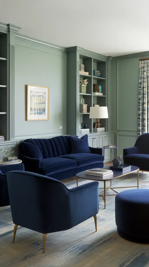 28 Blue And Green Living Room Ideas That Will Refresh Your Space