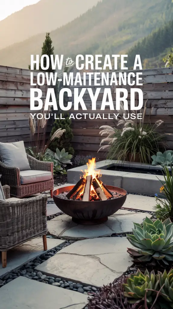 How to Create a Low-Maintenance Backyard You’ll Actually Use in 2025
