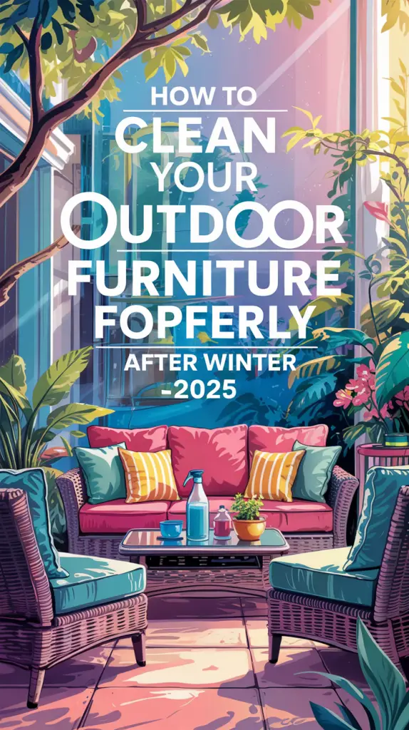 How to Clean Your Outdoor Furniture Properly After Winter – 2025 Guide