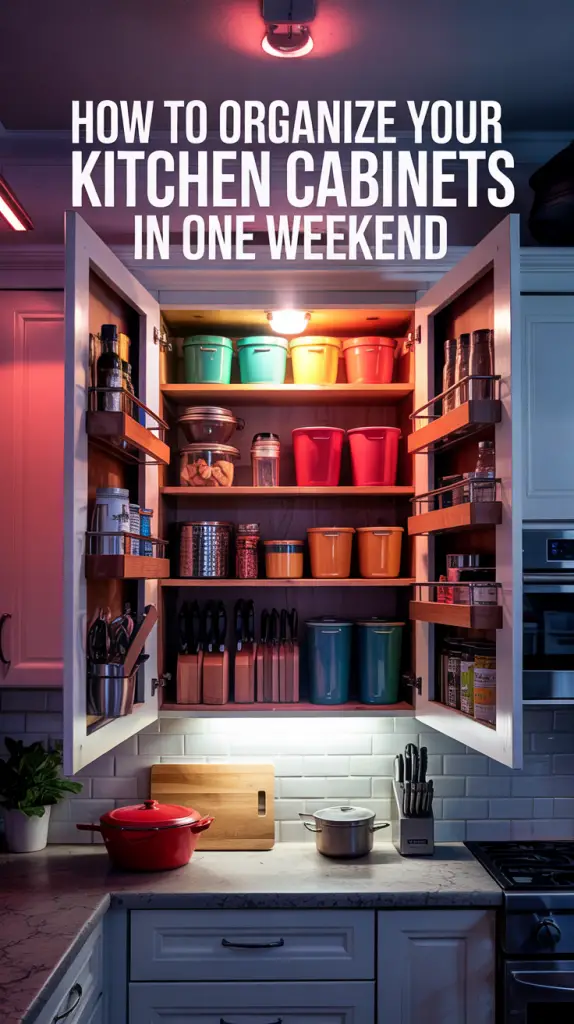 How to Organize Your Kitchen Cabinets in One Weekend – Step-by-Step Guide for 2025