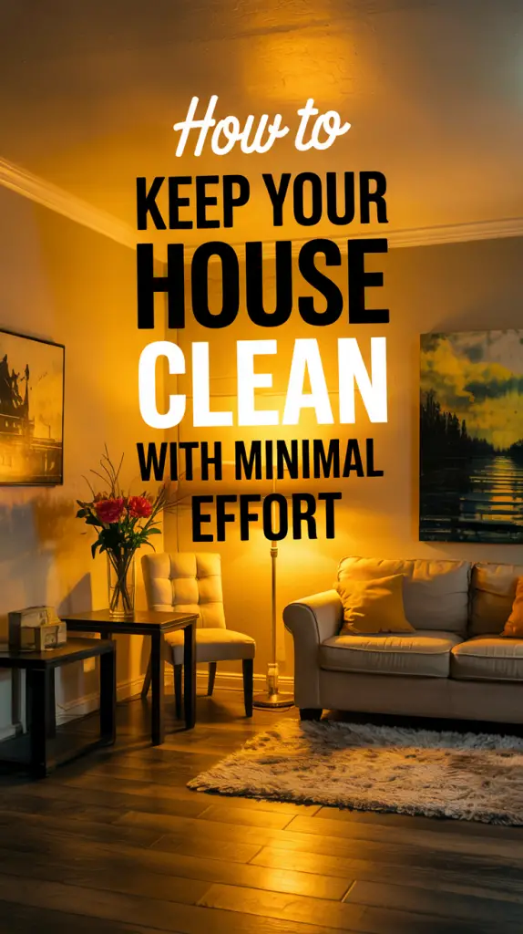 How to Keep Your House Clean with Minimal Effort in 2025