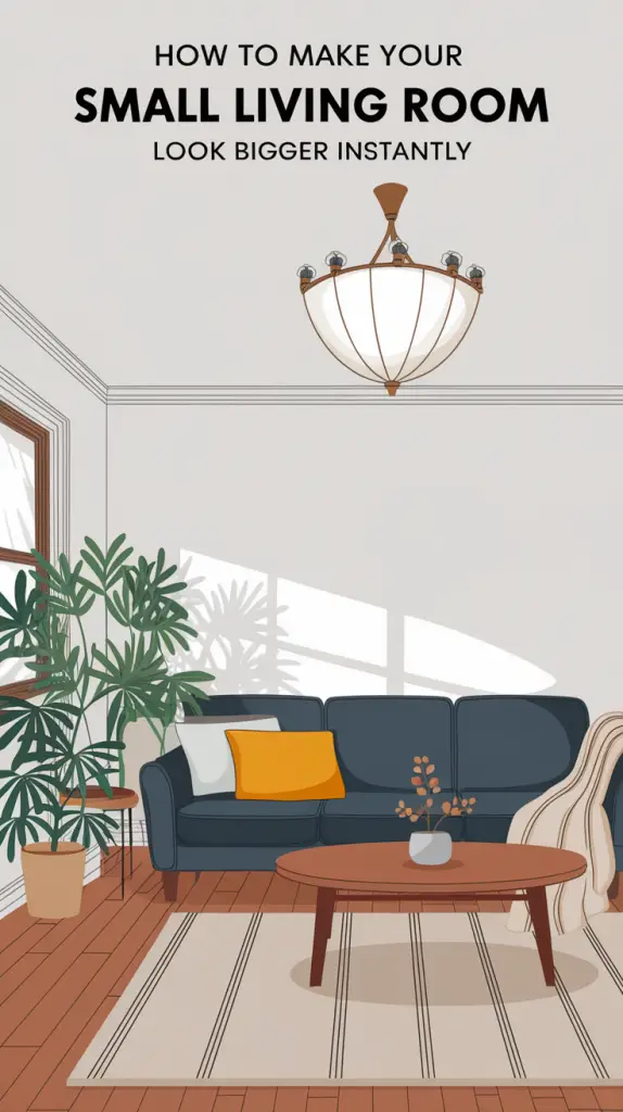 How to Make Your Small Living Room Look Bigger Instantly – Expert Tips for 2025