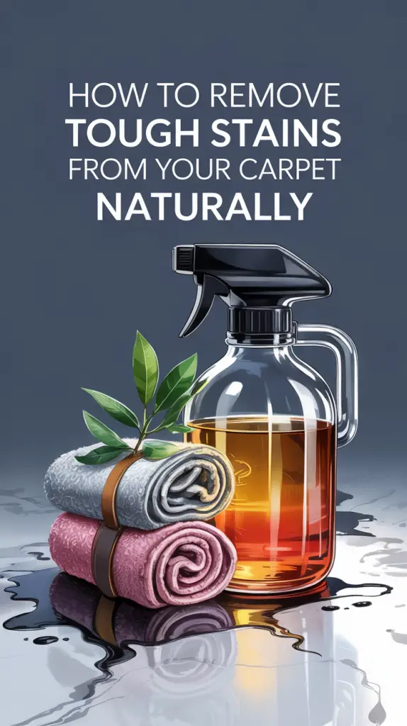 How to Remove Tough Stains from Your Carpet Naturally in 2025