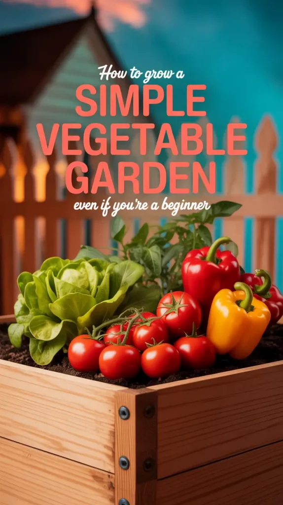 How to Grow a Simple Vegetable Garden Even If You're a Beginner