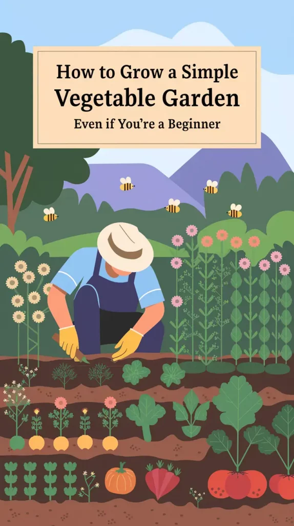 How to Grow a Simple Vegetable Garden Even If You're a Beginner