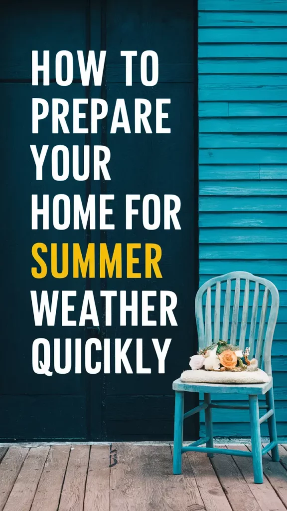 How to Prepare Your Home for Summer Weather Quickly — Without the Stress
