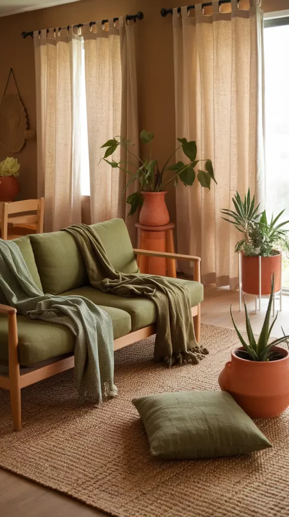 Earthy Living Room Ideas: 30 Cozy and Natural Designs for a Warm 2025 Home