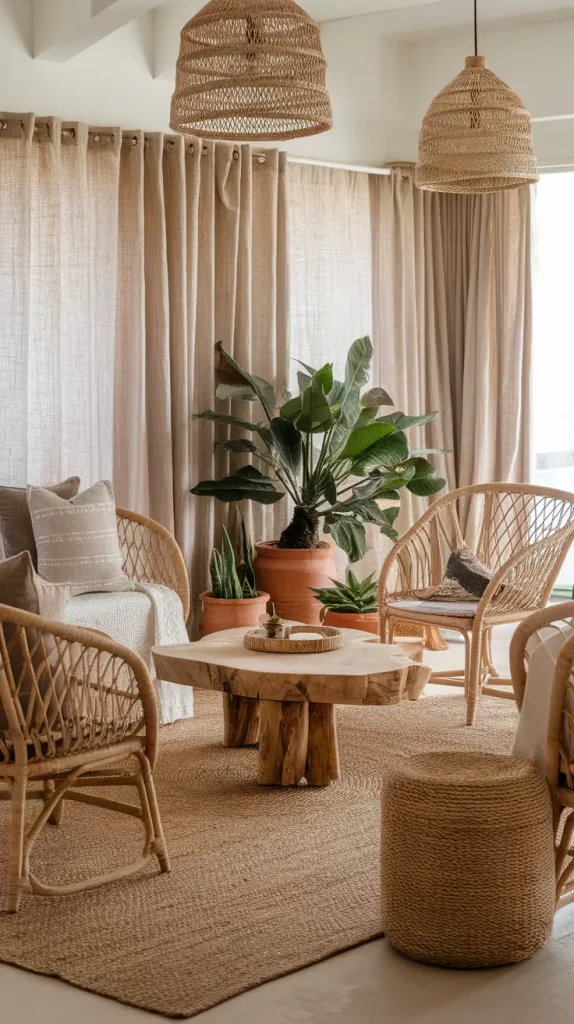 Earthy Living Room Ideas: 30 Cozy and Natural Designs for a Warm 2025 Home