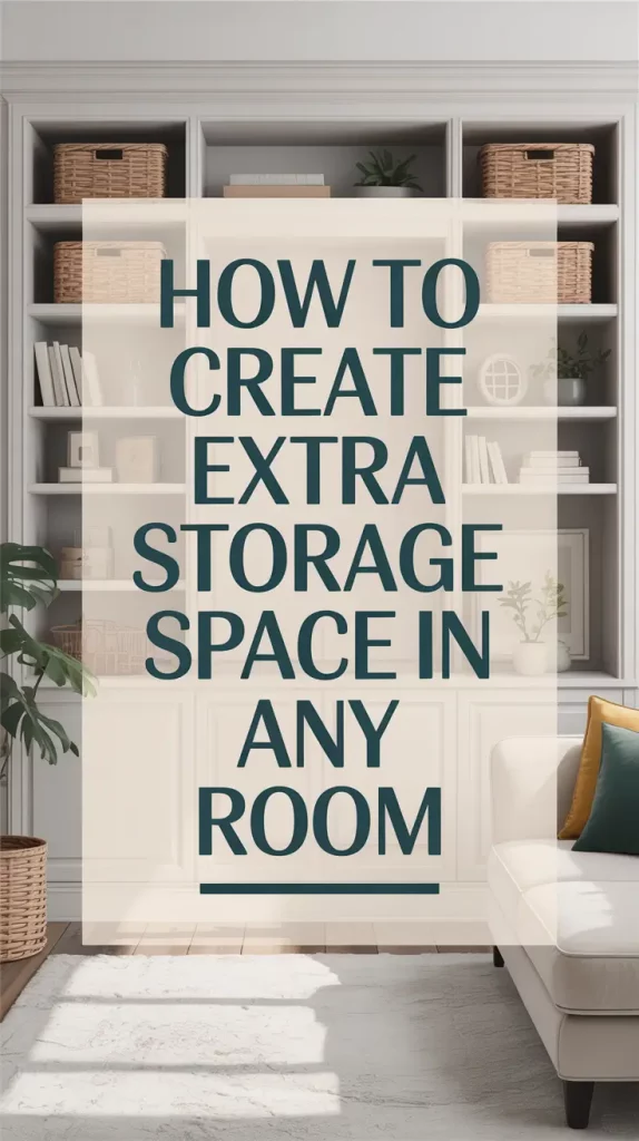 How to Create Extra Storage Space in Any Room (2025 Edition)