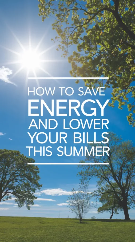How to Save Energy and Lower Your Bills This Summer