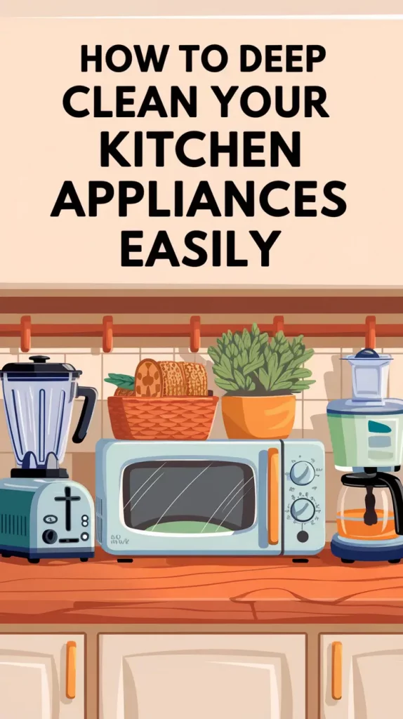 How to Deep Clean Your Kitchen Appliances Easily in 2025