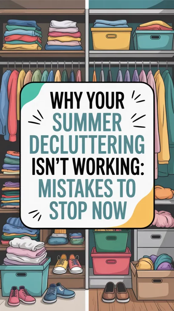 Why Your Summer Decluttering Isn’t Working: Mistakes to Stop Now