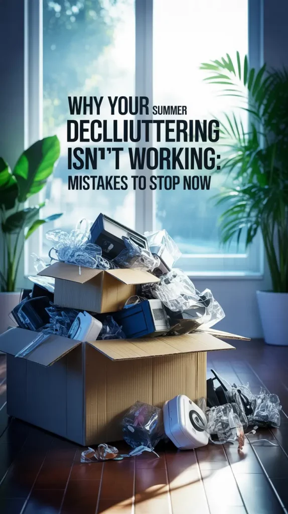 Why Your Summer Decluttering Isn’t Working: Mistakes to Stop Now