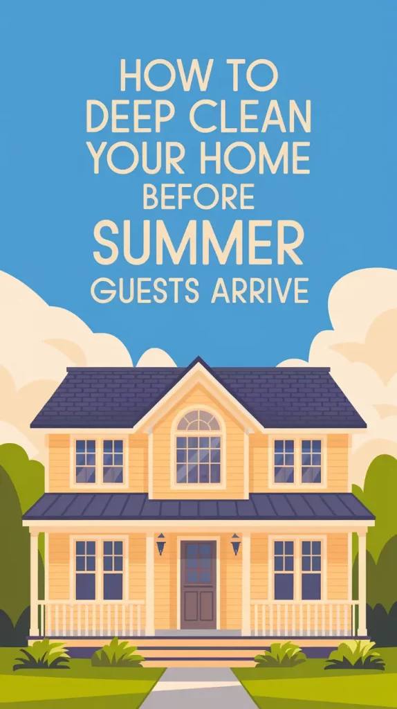 How to Deep Clean Your Home Before Summer Guests Arrive