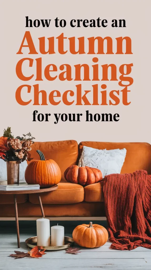 How to Create an Autumn Cleaning Checklist for Your Home