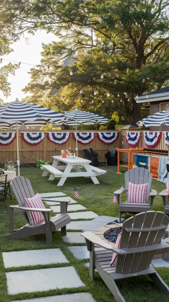 4th of July House with an American Flag — Bright Decor and Cozy Ideas