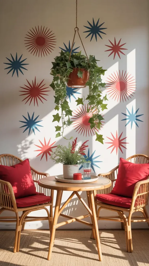4th of July Americana Inspired Wall Decals for Stylish 2025 Celebrations
