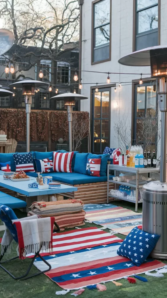 4th of July House with an American Flag — Bright Decor and Cozy Ideas