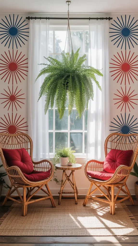 4th of July Americana Inspired Wall Decals for Stylish 2025 Celebrations