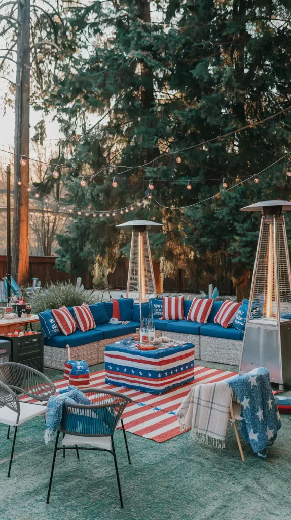 4th of July House with an American Flag — Bright Decor and Cozy Ideas
