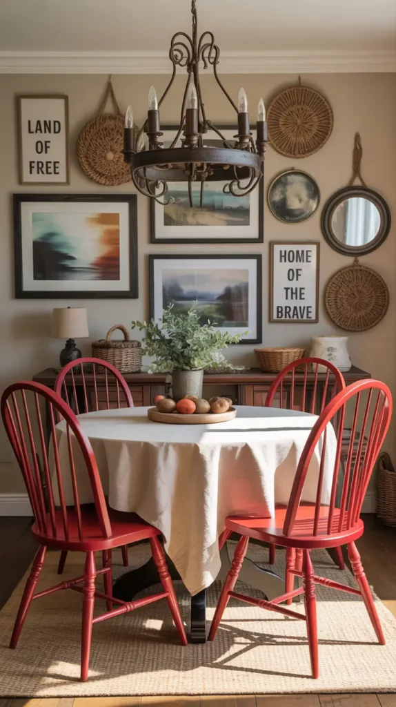 4th of July Americana Inspired Wall Decals for Stylish 2025 Celebrations