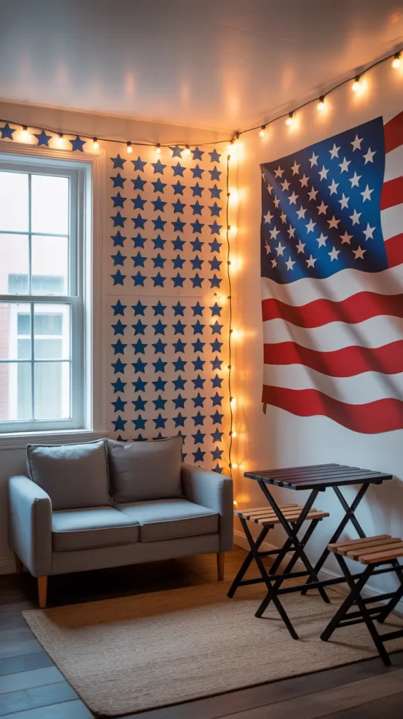 4th of July Americana Inspired Wall Decals for Stylish 2025 Celebrations