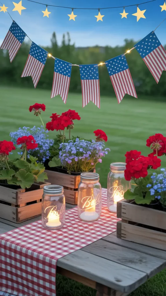 4th of July House with an American Flag — Bright Decor and Cozy Ideas
