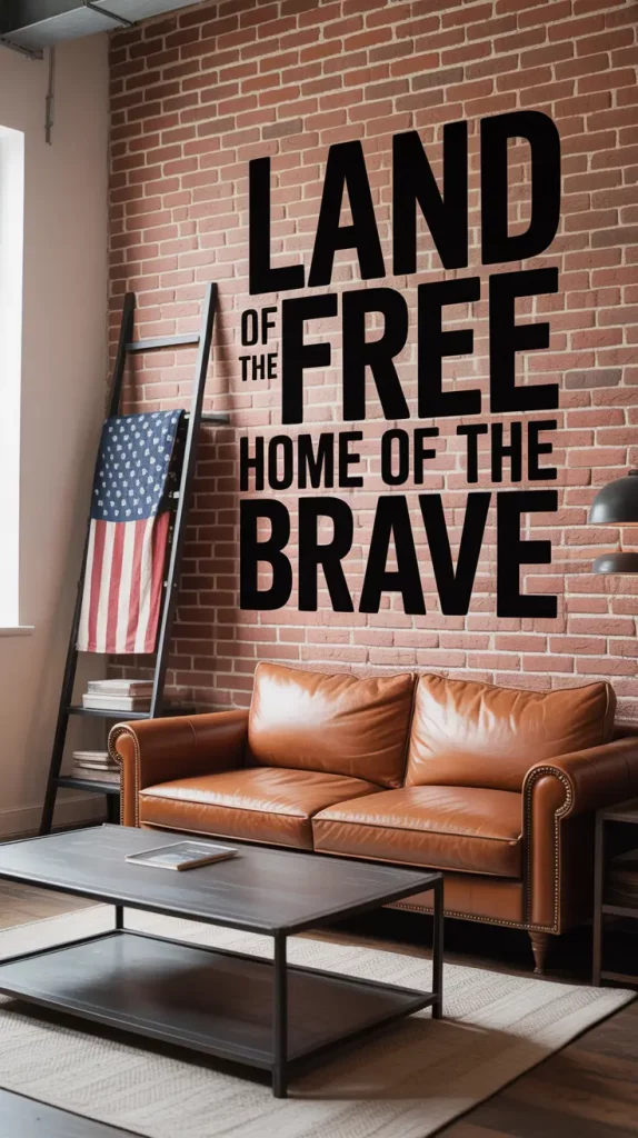 4th of July Americana Inspired Wall Decals for Stylish 2025 Celebrations