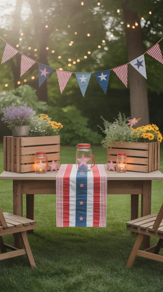 4th of July House with an American Flag — Bright Decor and Cozy Ideas