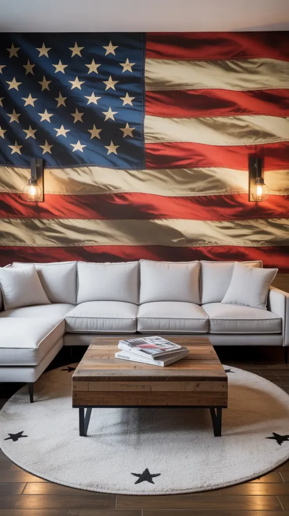 4th of July Americana Inspired Wall Decals for Stylish 2025 Celebrations