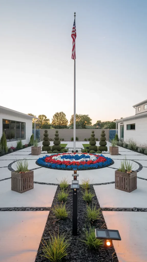 4th of July House with an American Flag — Bright Decor and Cozy Ideas