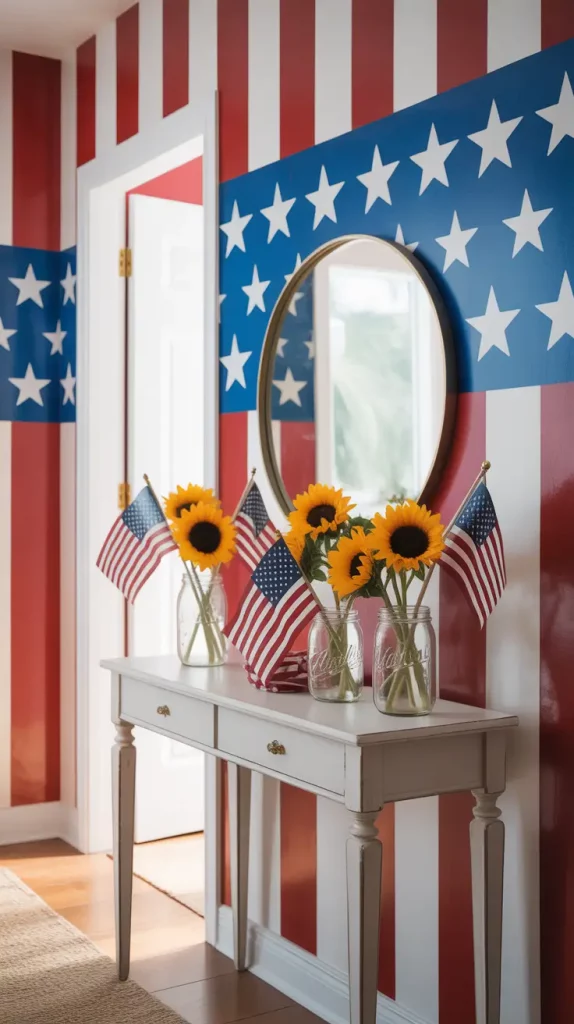 4th of July Americana Inspired Wall Decals for Stylish 2025 Celebrations