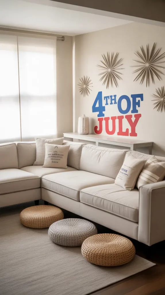 4th of July Americana Inspired Wall Decals for Stylish 2025 Celebrations