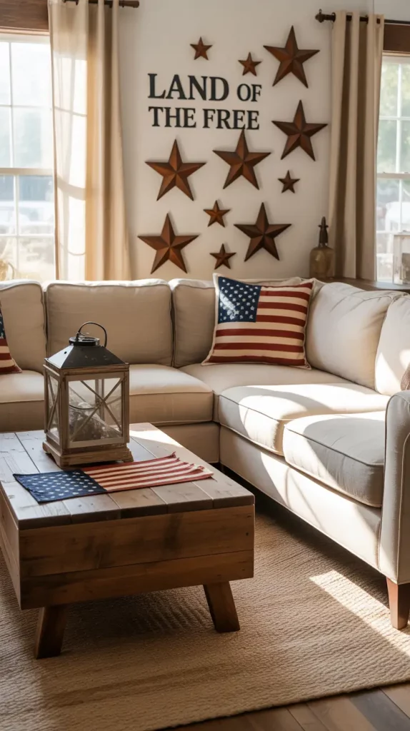 4th of July Americana Inspired Wall Decals for Stylish 2025 Celebrations