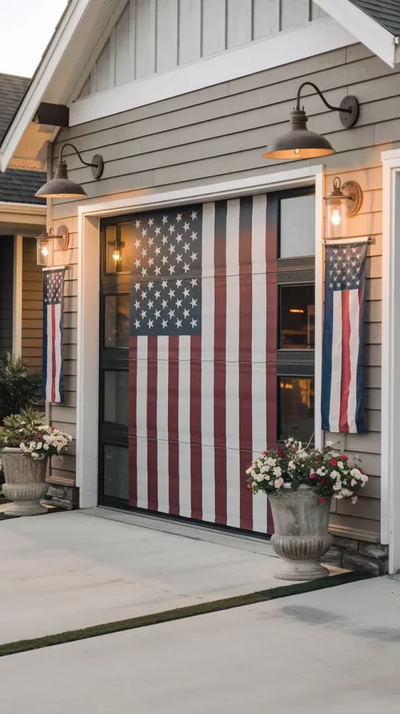 4th of July House with an American Flag — Bright Decor and Cozy Ideas