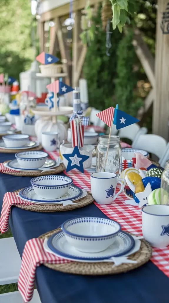 4th of July House with an American Flag — Bright Decor and Cozy Ideas
