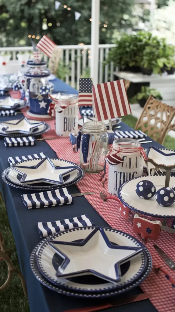 4th of July House with an American Flag — Bright Decor and Cozy Ideas