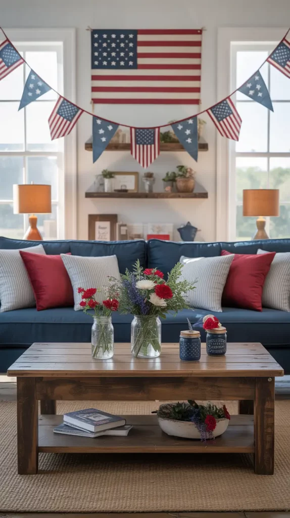 4th of July Americana Inspired Wall Decals for Stylish 2025 Celebrations