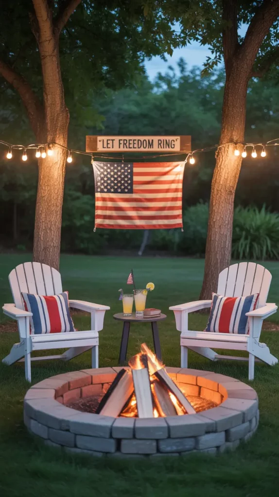 4th of July House with an American Flag — Bright Decor and Cozy Ideas