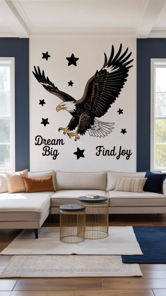 4th of July Americana Inspired Wall Decals for Stylish 2025 Celebrations