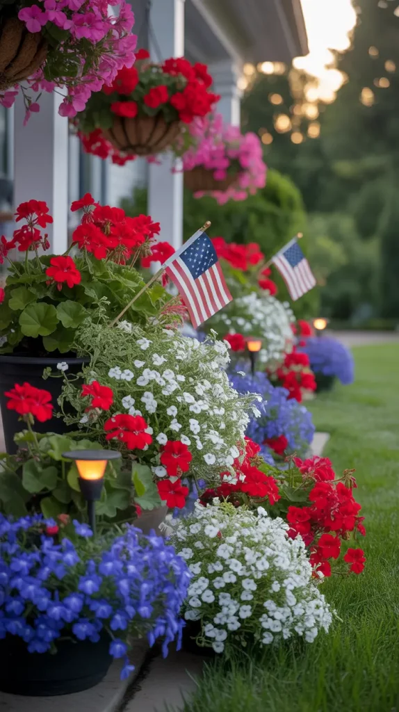 4th of July House with an American Flag — Bright Decor and Cozy Ideas