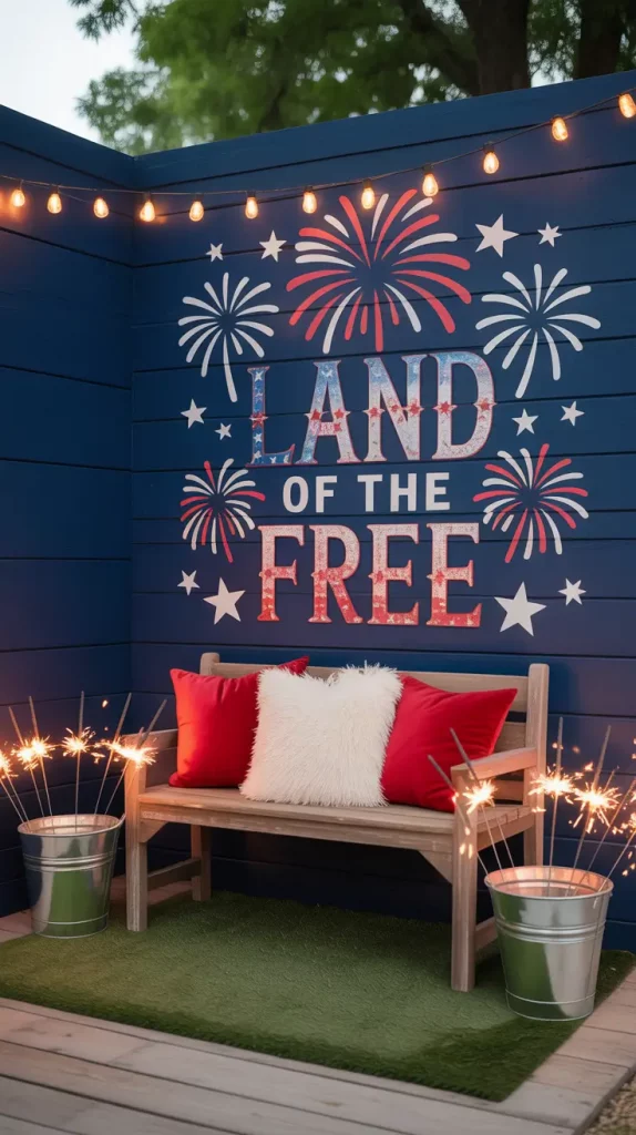 4th of July Americana Inspired Wall Decals for Stylish 2025 Celebrations