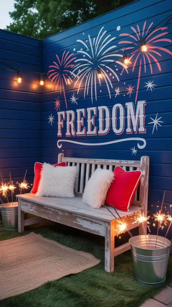 4th of July Americana Inspired Wall Decals for Stylish 2025 Celebrations