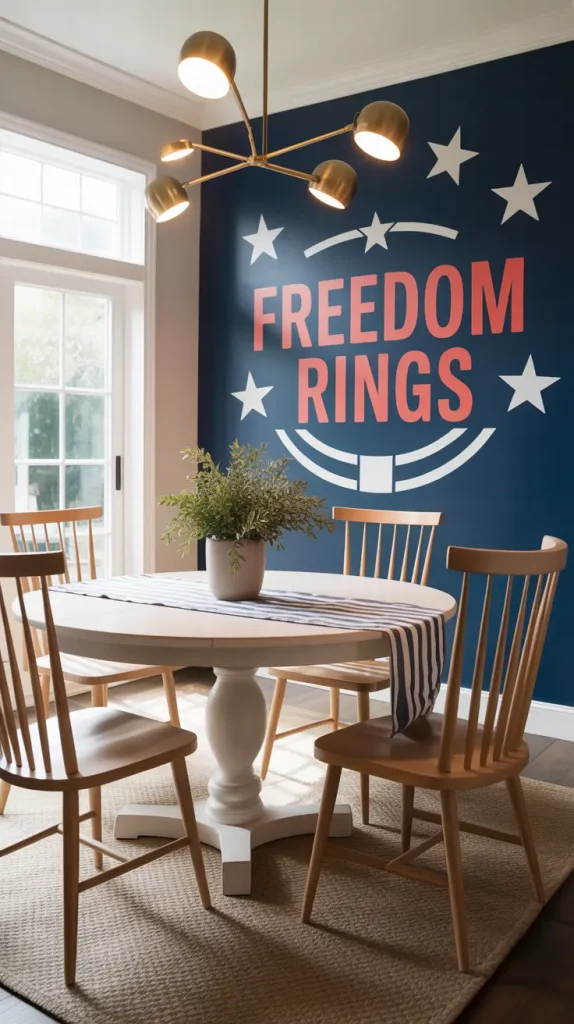 4th of July Americana Inspired Wall Decals for Stylish 2025 Celebrations