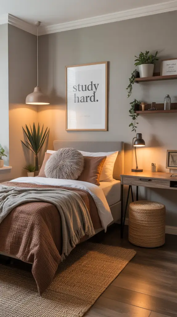 Earthy Dorm Room Ideas 2025: 27 Cozy & Modern Layouts for College Style