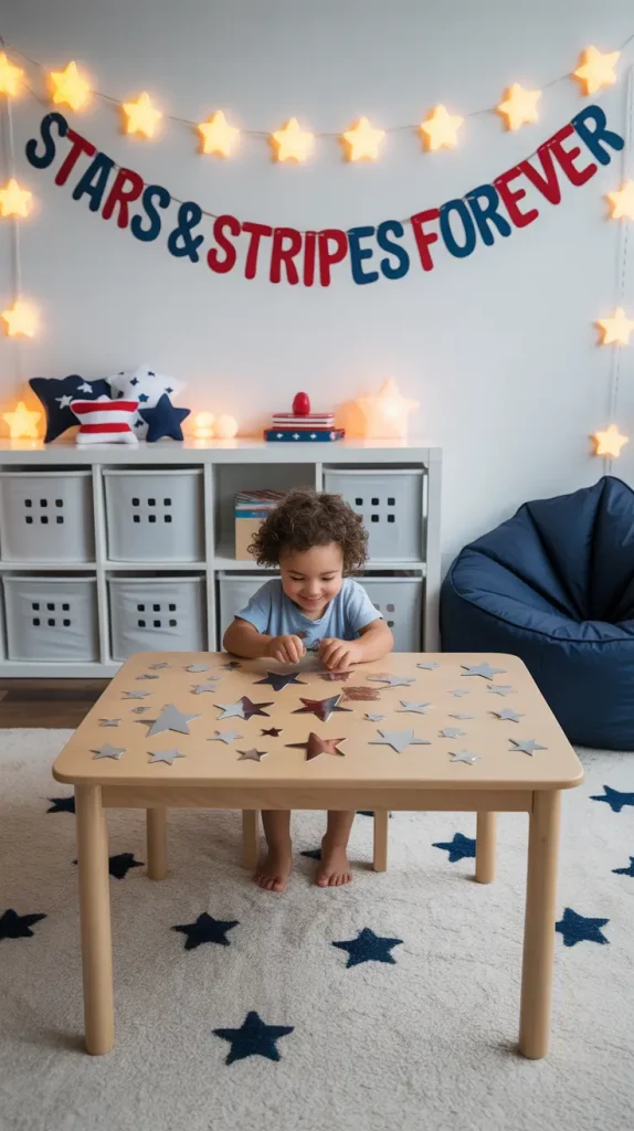 4th of July Americana Inspired Wall Decals for Stylish 2025 Celebrations