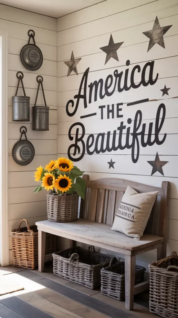 4th of July Americana Inspired Wall Decals for Stylish 2025 Celebrations