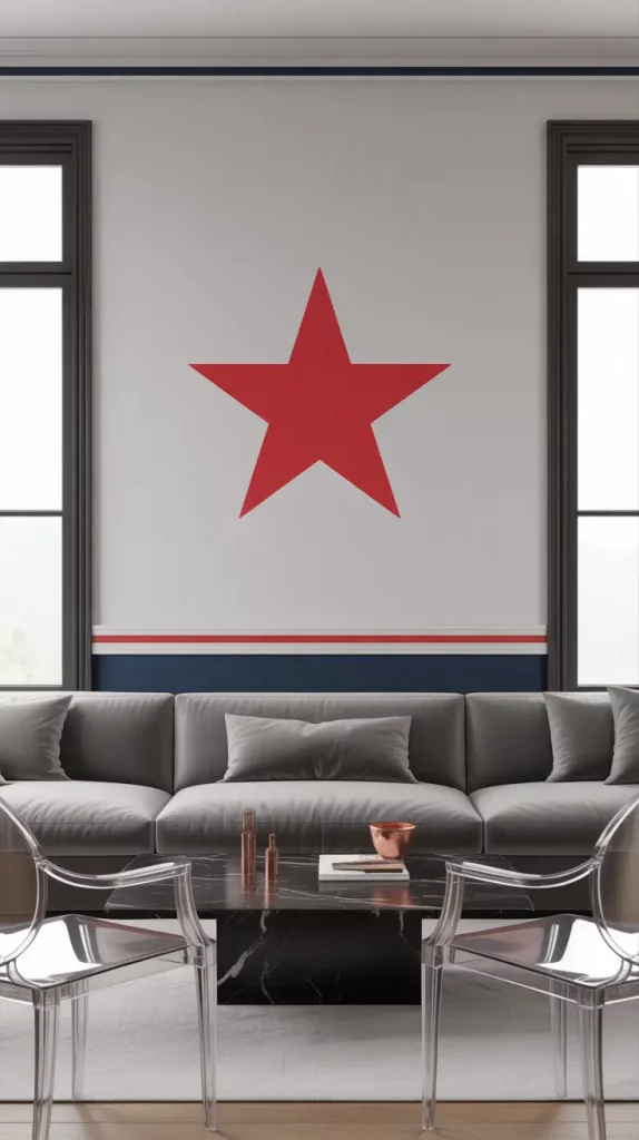 4th of July Americana Inspired Wall Decals for Stylish 2025 Celebrations
