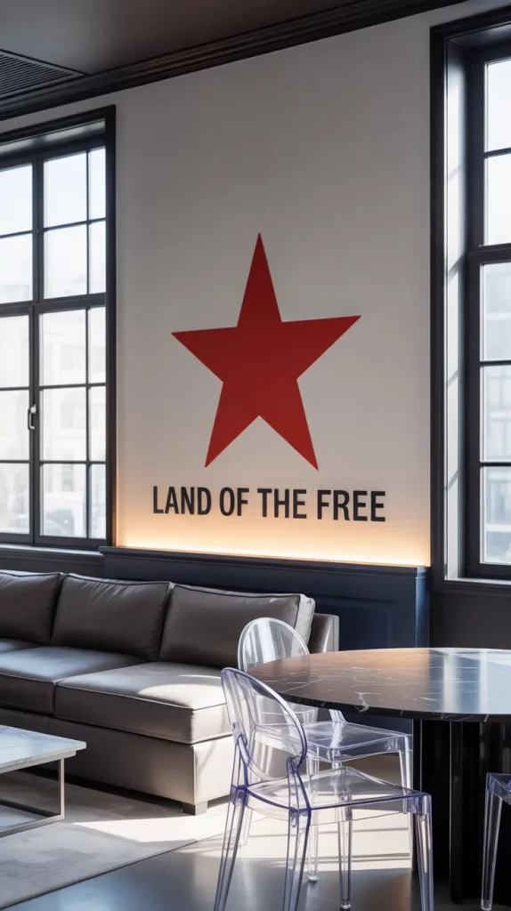 4th of July Americana Inspired Wall Decals for Stylish 2025 Celebrations