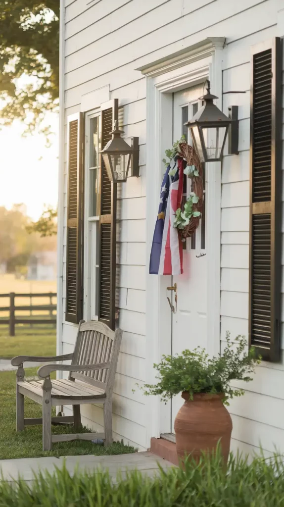 4th of July House with an American Flag — Bright Decor and Cozy Ideas